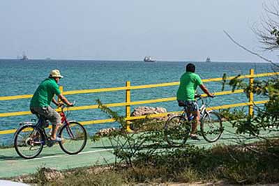دوچرخه سواری جزیره کیش